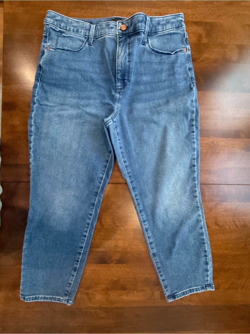 Talbots 12P Jegging Cropped Skinny Jeans in Blue Like New